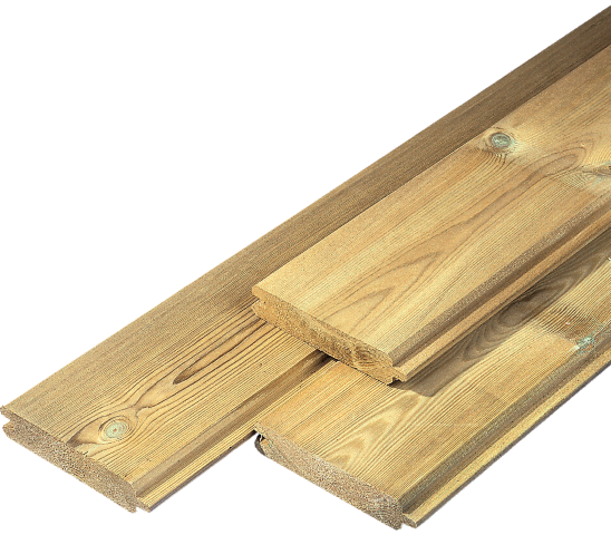Blokhut plank geimpregneerd